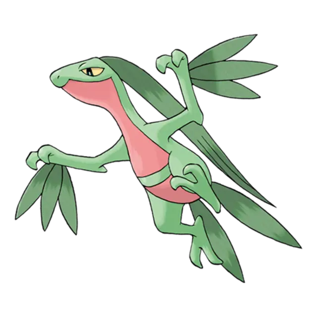 Grovyle, the Wood Gecko Pokémon — Grass-type Pokémon official artwork