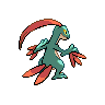 Grovyle shiny back-facing sprite from Pokémon Black 2