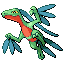 Grovyle front-facing sprite from Pokémon Sapphire