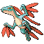 Grovyle shiny front-facing sprite from Pokémon Sapphire