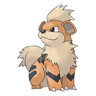 Growlithe official artwork