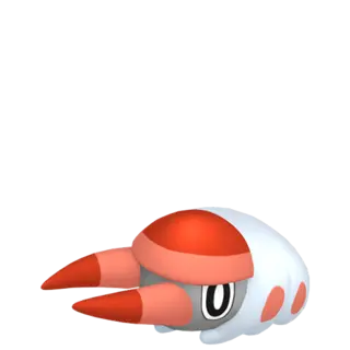 Grubbin shiny front-facing sprite from Pokémon Moon