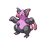 Grumpig front-facing sprite from Pokémon White