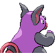 Grumpig back-facing sprite from Pokémon Pearl