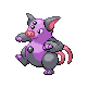 Grumpig front-facing sprite from Pokémon Platinum