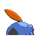 Gulpin shiny back-facing sprite from Pokémon SoulSilver