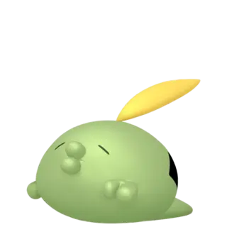 Gulpin front-facing sprite from Pokémon Violet