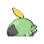 Gulpin back-facing sprite from Pokémon Ruby