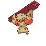 Gurdurr shiny front-facing sprite from Pokémon Black