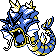 Gyarados front-facing sprite from Pokémon Crystal