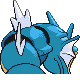 Gyarados back-facing sprite from Pokémon Diamond