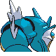 Gyarados back-facing sprite from Pokémon SoulSilver