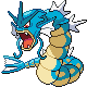 Gyarados front-facing sprite from Pokémon SoulSilver