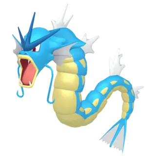 Gyarados front-facing sprite from Pokémon Violet