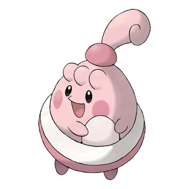 Happiny, the Playhouse Pokémon — Normal-type Pokémon official artwork