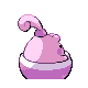 Happiny shiny back-facing sprite from Pokémon Diamond