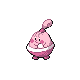 Happiny front-facing sprite from Pokémon HeartGold