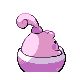 Happiny shiny back-facing sprite from Pokémon HeartGold