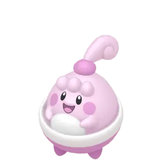 Happiny shiny front-facing sprite from Pokémon Ultra Moon