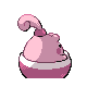 Happiny back-facing sprite from Pokémon Platinum