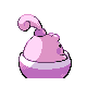 Happiny shiny back-facing sprite from Pokémon Platinum