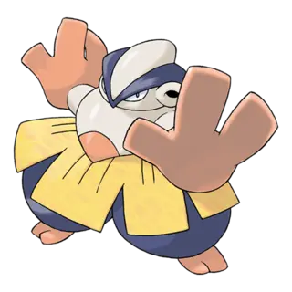 Hariyama official artwork