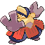 Hariyama shiny front-facing sprite from Pokémon Emerald