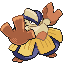 Hariyama front-facing sprite from Pokémon Sapphire