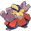 Hariyama shiny front-facing sprite from Pokémon Sapphire