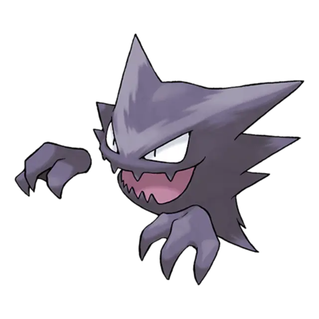Haunter, the Gas Pokémon — Ghost/Poison-type Pokémon official artwork
