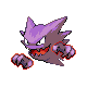 Haunter front-facing sprite from Pokémon Pearl