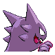 Haunter back-facing sprite from Pokémon SoulSilver