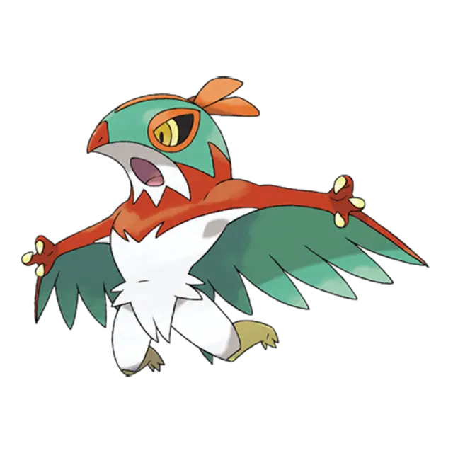 Hawlucha, the Wrestling Pokémon — Fighting/Flying-type Pokémon official artwork