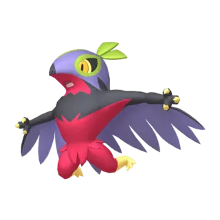 Hawlucha shiny front-facing sprite from Pokémon Shield
