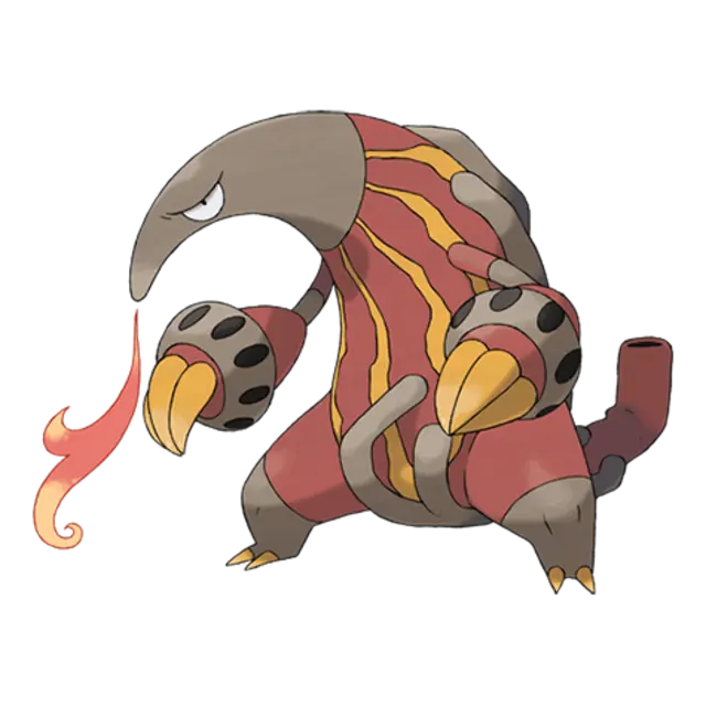 Heatmor, the Anteater Pokémon — Fire-type Pokémon official artwork