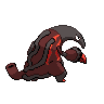 Heatmor shiny back-facing sprite from Pokémon Black