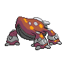 Heatran back-facing sprite from Pokémon White