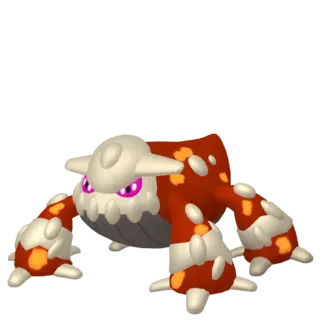 Heatran shiny front-facing sprite from Legends Za