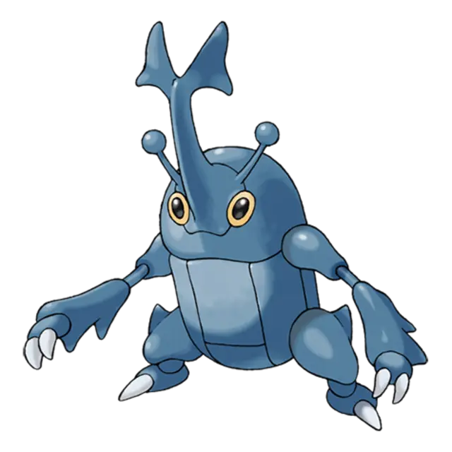 Heracross, the Single Horn Pokémon — Bug/Fighting-type Pokémon official artwork