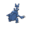 Heracross back-facing sprite from Pokémon Black 2