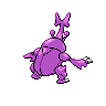 Heracross shiny back-facing sprite from Pokémon Black