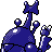 Heracross back-facing sprite from Pokémon Crystal