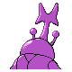 Heracross shiny back-facing sprite from Pokémon Pearl