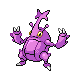 Heracross shiny front-facing sprite from Pokémon Pearl