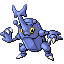 Heracross front-facing sprite from Pokémon Emerald
