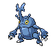 Heracross front-facing sprite from Pokémon Platinum
