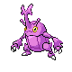 Heracross shiny front-facing sprite from Pokémon Platinum