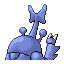 Heracross back-facing sprite from Pokémon Sapphire