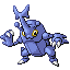Heracross front-facing sprite from Pokémon Sapphire