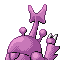 Heracross shiny back-facing sprite from Pokémon Sapphire
